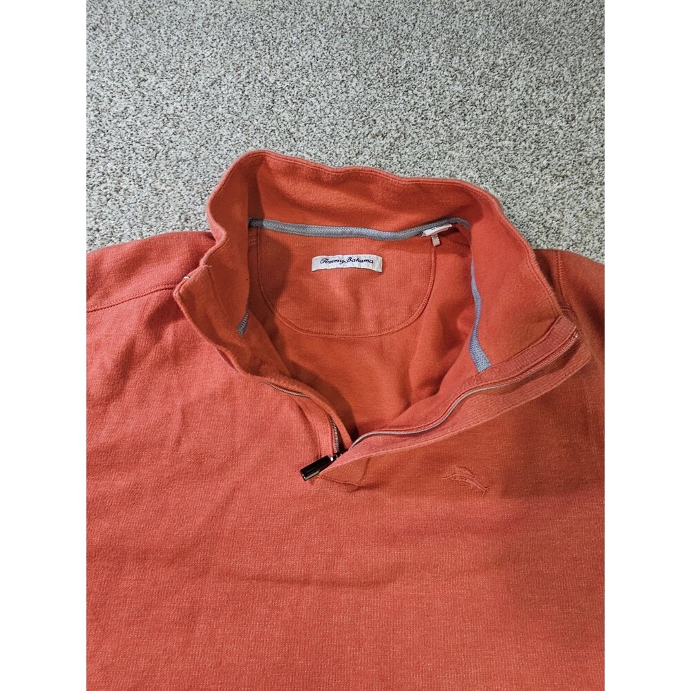 Tommy Bahama Sweatshirt Adult Large 1/4 Zip‎ Relax Marlin Fish Sweater Mens - Picture 3 of 12